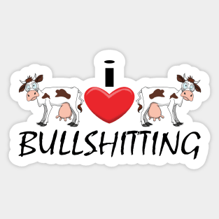 I Heart Bullshitting Sticker